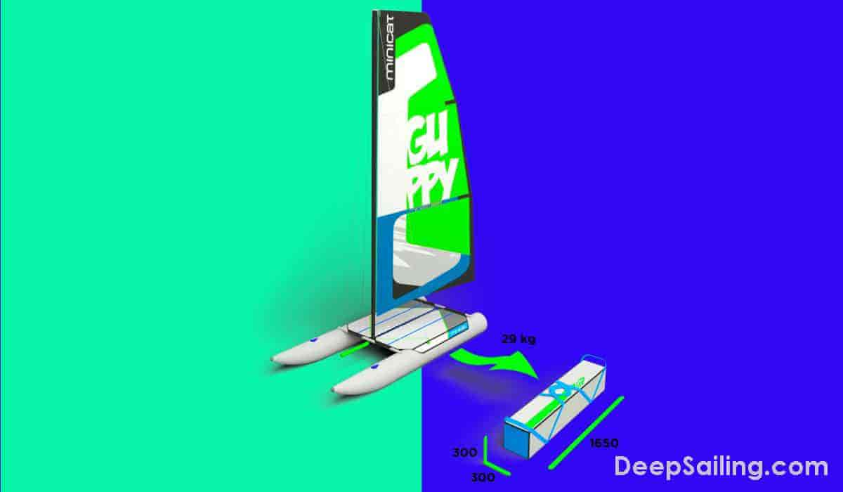 Top Portable Dinghy: MiniCat Duppy Sailing Dinghy