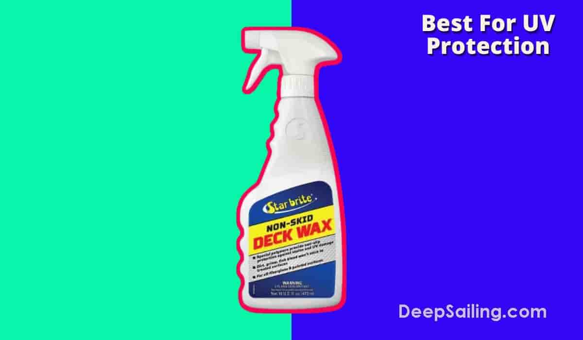 Best for UV Protection Deck Cleaner Star Brite Non-Skid Deck Wax