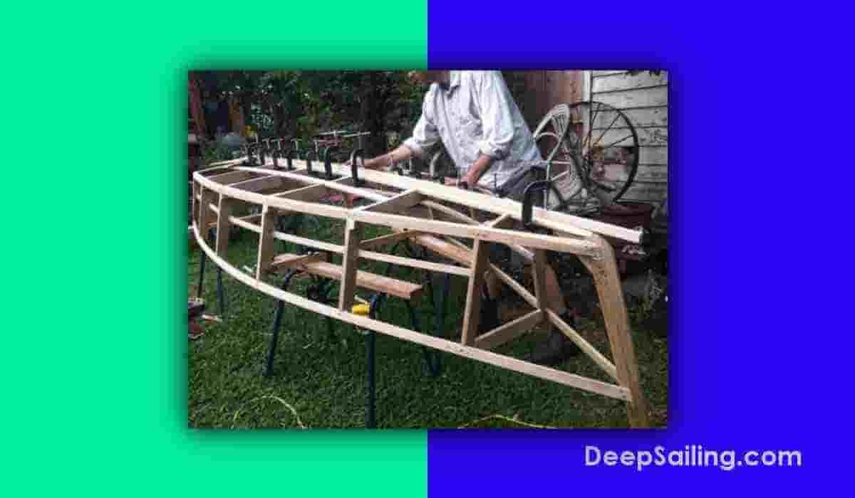 Building a wooden boat seat rails