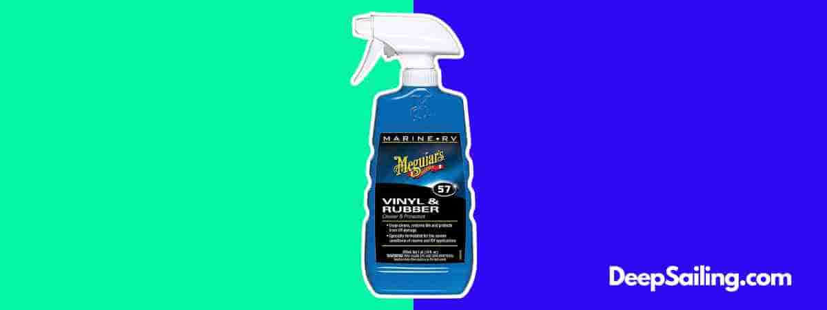 Best Overall Boat Vinyl Cleaner: Meguiar's Marine M57 Vinyl Cleaner