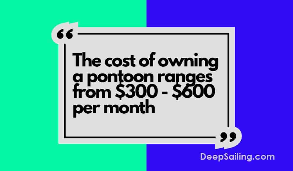 Pontoon Ownership Cost