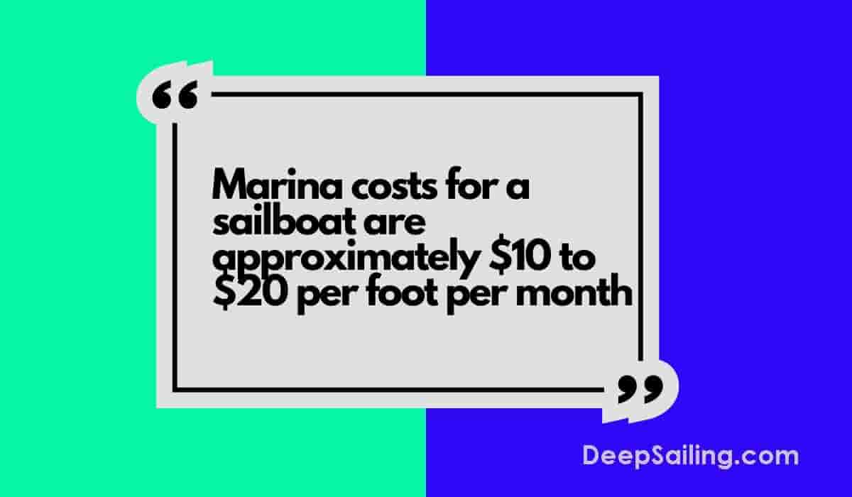 Sailboat Marina Fees