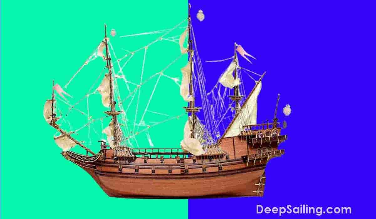 The carrack sailing ship