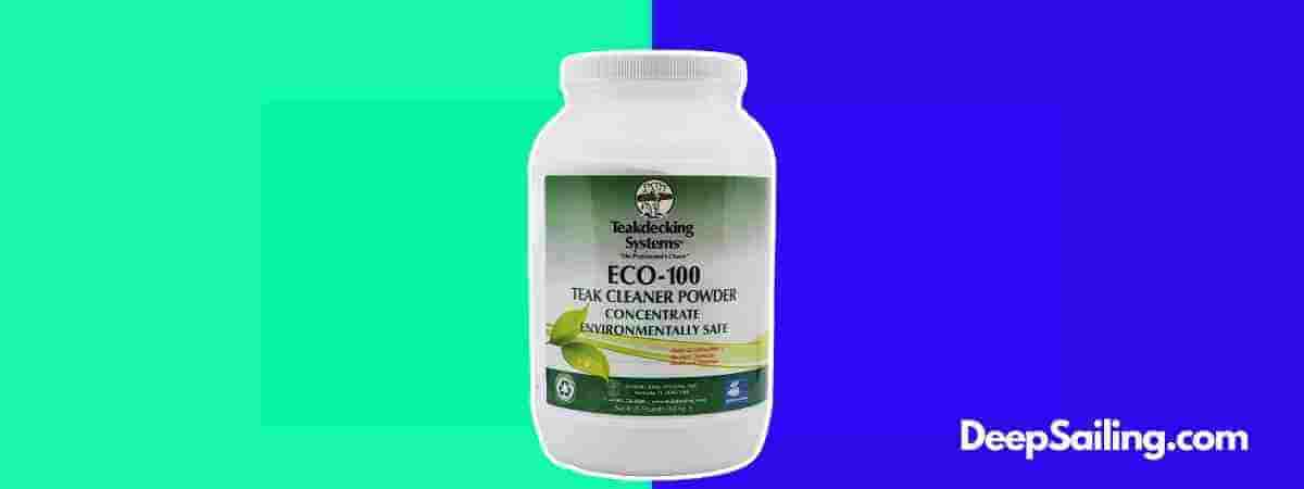 Great eco-friendly boat teak cleaner: Teakdecking Systems Teak Powder ECO-100